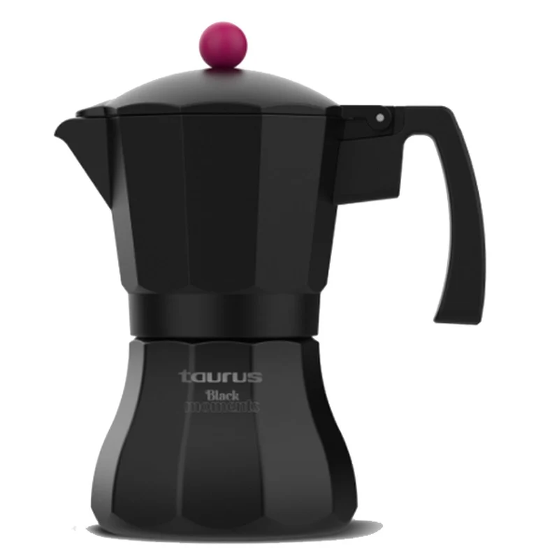 Cafetera italiana Taurus KCP9009I 9T Negra Acero inoxidable Aluminio 9 tazas