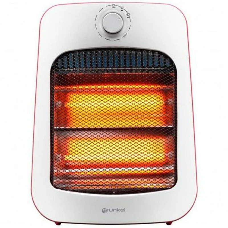 Calefactor Cerámico Eléctrico Grunkel CAL-3 Cuart Gris 1800 W Blanco