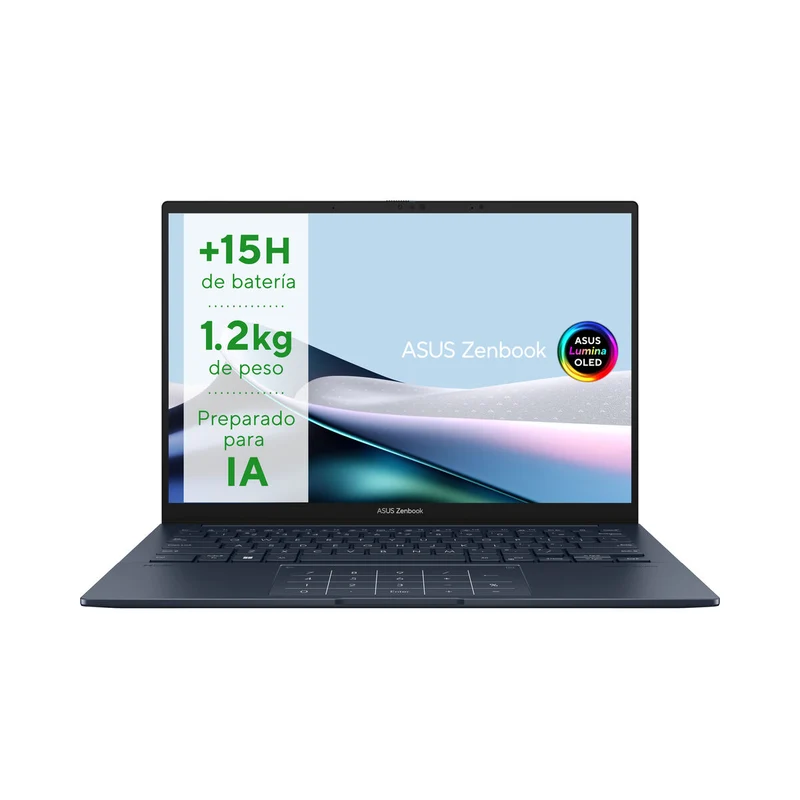 Portátil Asus ZenBook 14 OLED UX3405MA-PP606W QWERTY US 14" Intel Core Ultra 7 155H 16 GB RAM 512 GB SSD