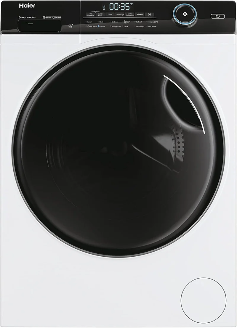 Lavatrice Libera Installazione Caricamento Frontale Haier I-Pro Series 5 HW100-B14959U1 10 kg 1400 Giri/min Bianco Classe A