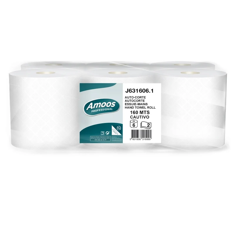 Amoos Toalla de Manos 160 Metros 6 Rollos (J6316062)