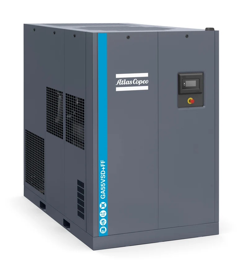 Compressore a vite lubrificato 55 kW 13 bar GA55VSD+FF A 13 meaa 400 50 Abac