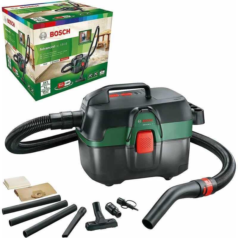 Aspirador 3 en 1 BOSCH AdvancedVac 18V-8 8 L