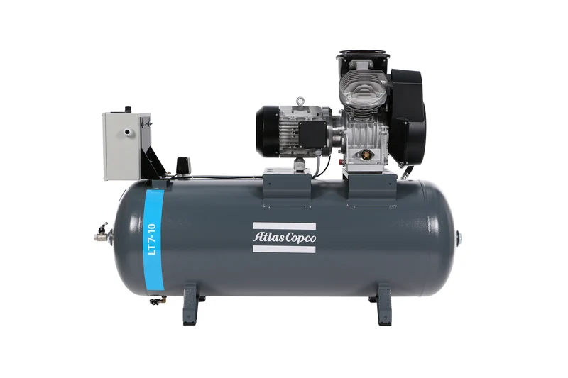 Compressore a pistone industriale 7 HP 10 bar LF7-10 UV TM250 400/50/3 CUB Abac