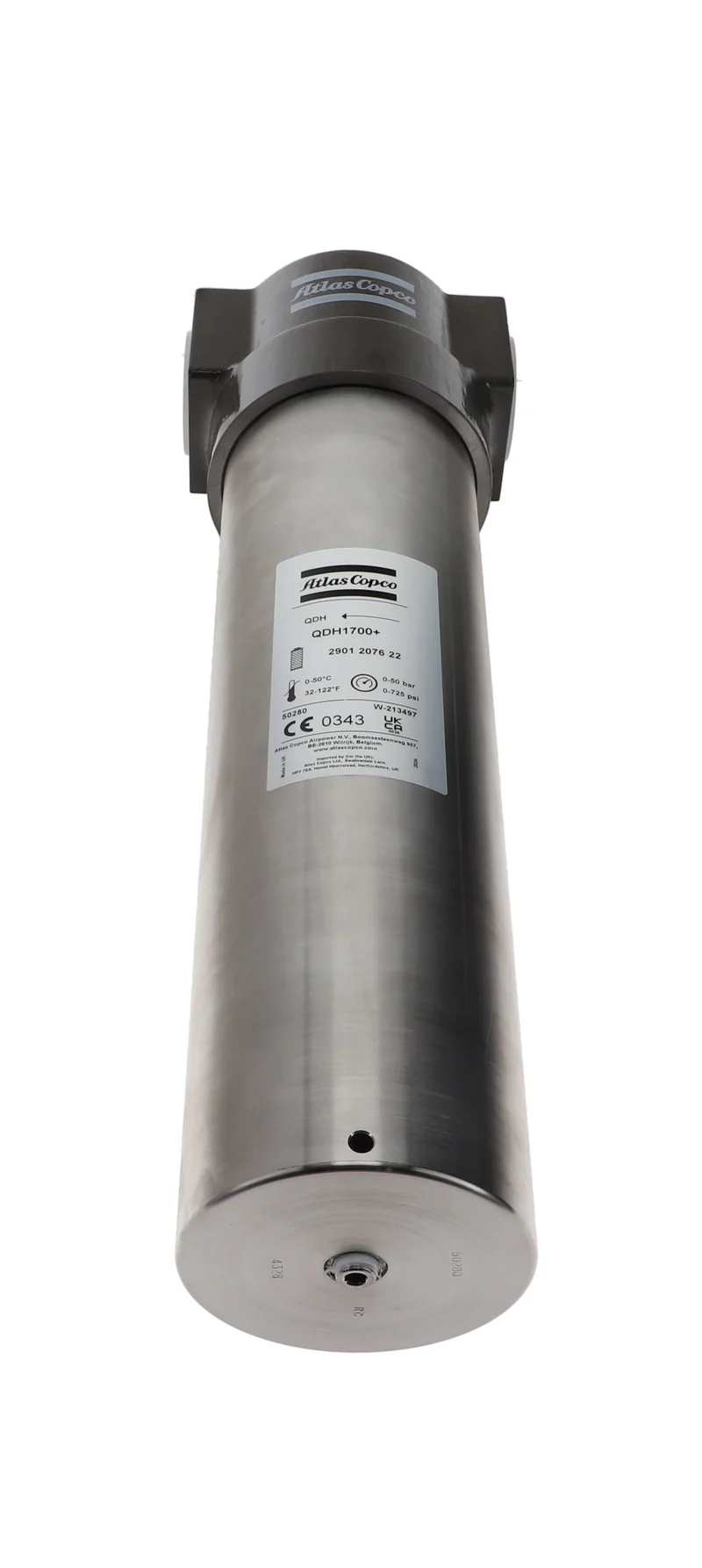Trattamento dell'aria compressa dell'aria compressa 50 bar QDH1700+ 50B SS G 1 1/2 Abac