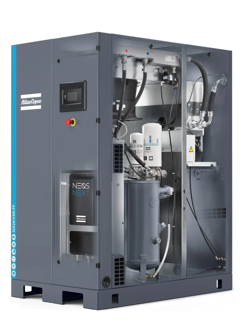 Compressore a vite lubrificato 26 kW 13 bar GA26VSDFF A 13 meaa 400V Abac