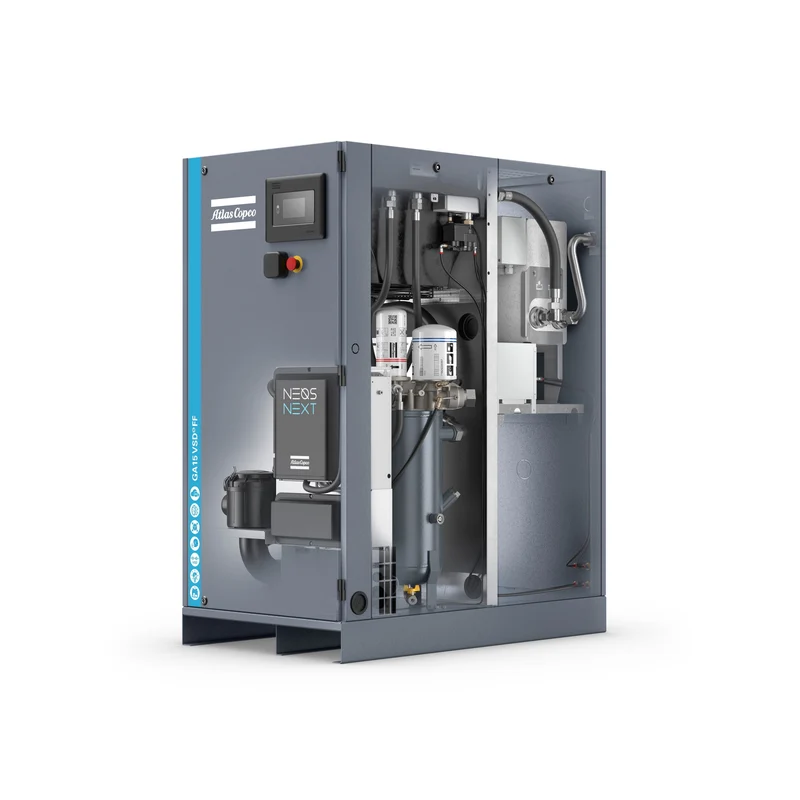 Compressore a vite lubrificato 15 kW 10,8 bar GA15VSDS FF 150 meae 460V Abac