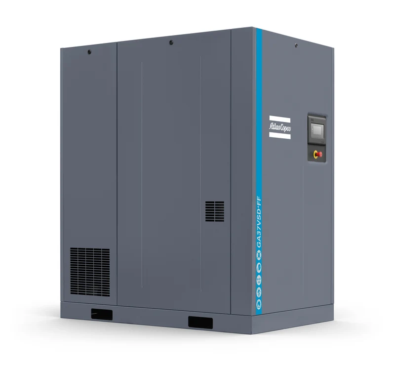 Compressore a vite lubrificato 37 kW 13 bar GA37LVSD+FF W 13 meaa 400 50 Abac