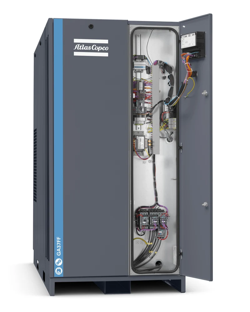 Compressore a vite lubrificato 37 kW 10 bar GA37FF A 10 MEAA 400 50 Abac