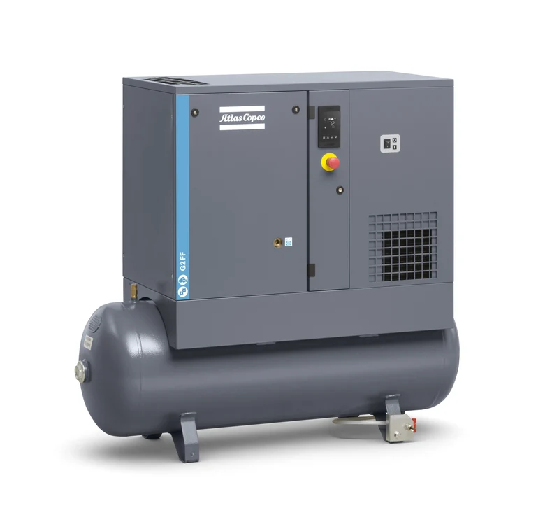 Compressore a vite lubrificato 2,2 kW 8 bar G2FF-8 230/1/50 TM meaa dol Abac