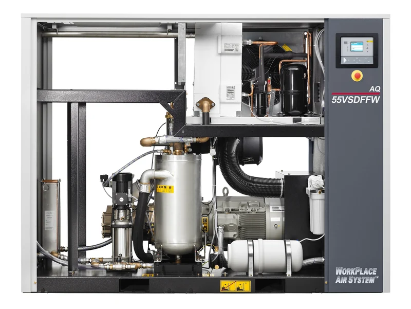 Compressore a vite oil-free 37 kW 13 bar AQ37VSD A 13 CE 400 50 Abac