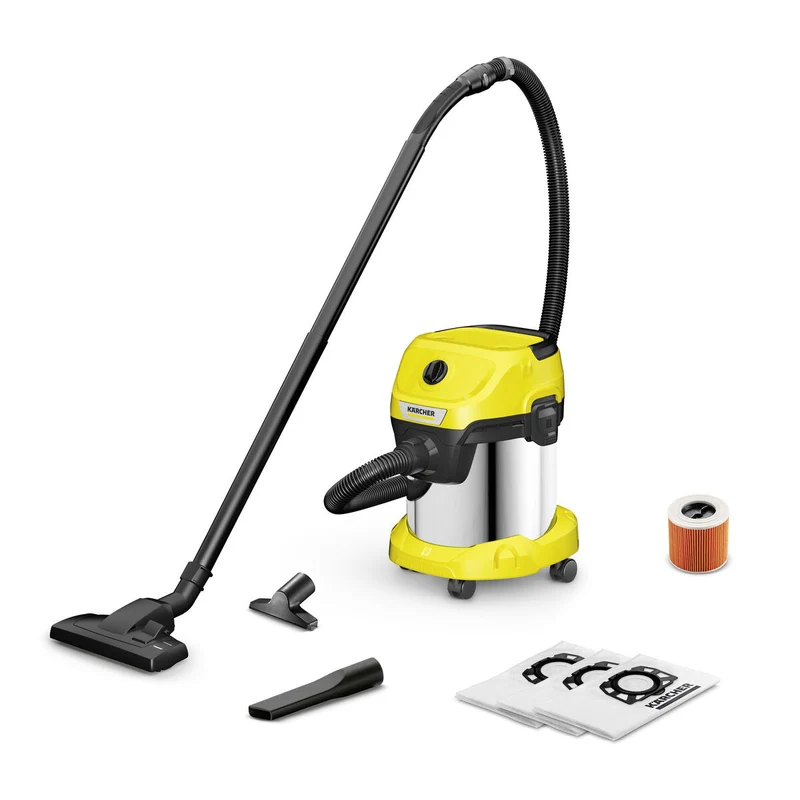 Aspirador en seco y húmedo Kärcher WD 3 S 1000 W 15 L