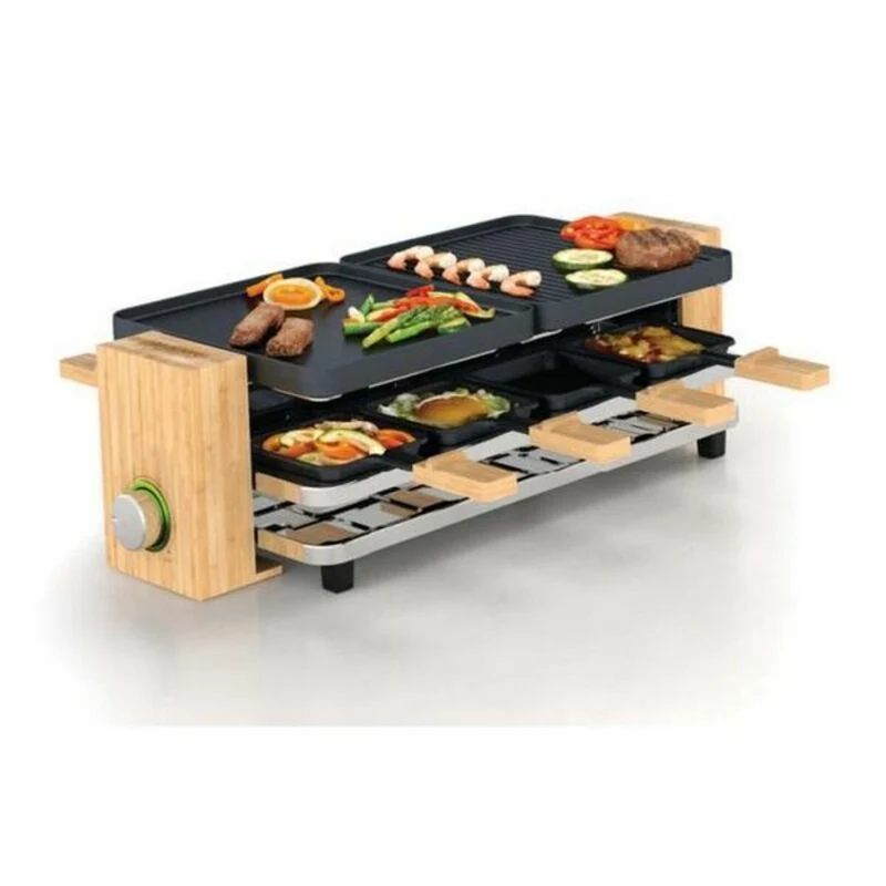 Placa de cocción para grill Princess 162910 1200W Madera negra 1200W 1200 W