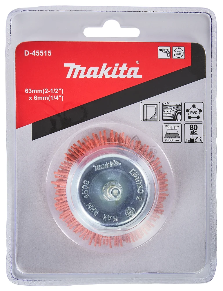 Accessori > Abrasivi e lucidatura > Nylon Brushes for Drills Makita