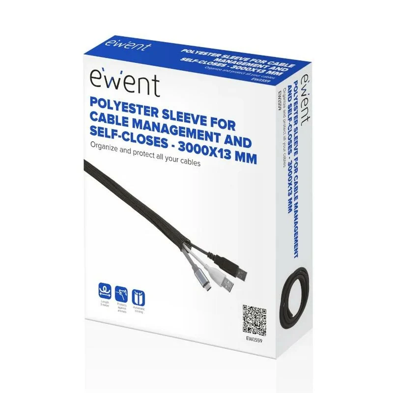 Acoplamiento Ewent EW1559 3 m Negro