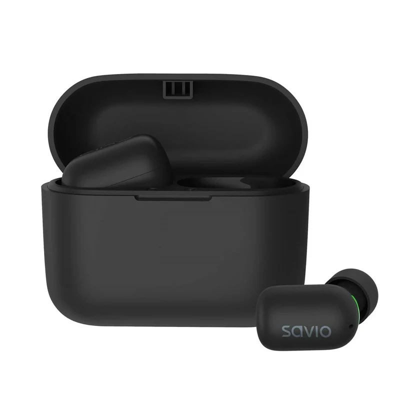Auriculares Bluetooth Intrauditivos Savio TWS-09 Negro