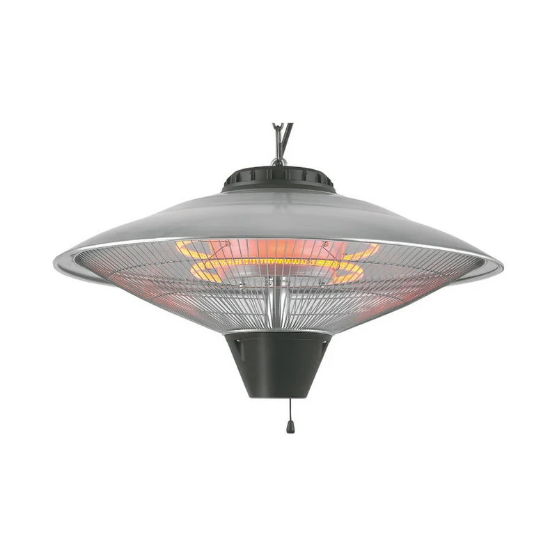 Calefactor de cuarzo EDM 07092 07092 2100 W Ø 56,5 x 30 cm Negro
