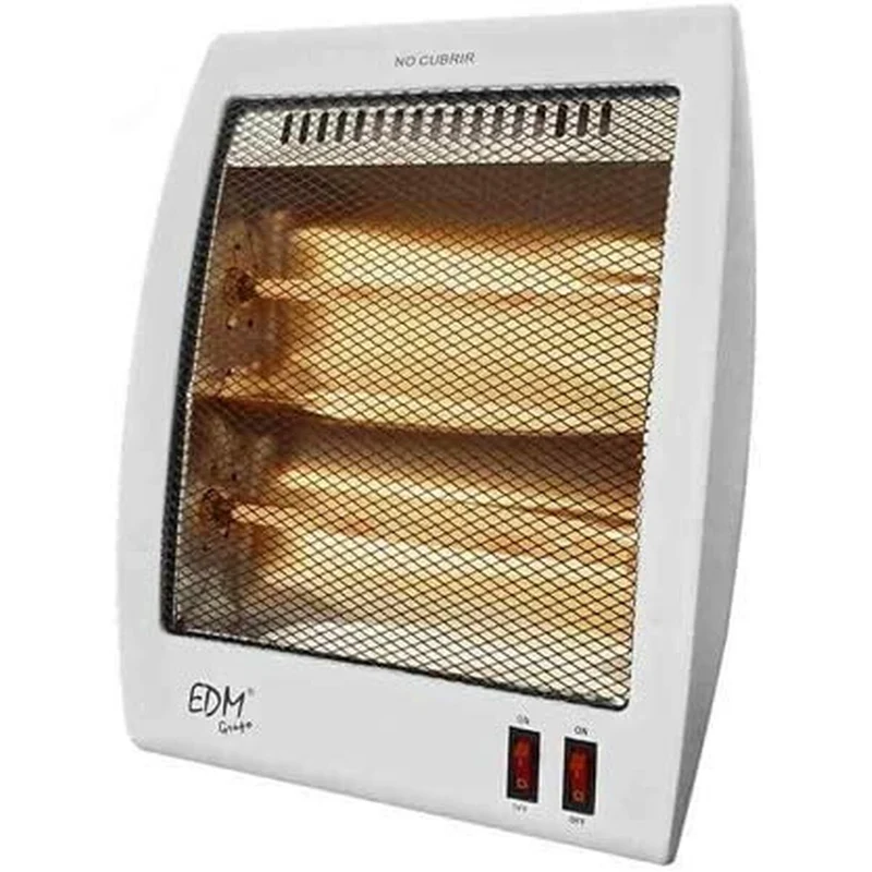 Calentador de cuarzo EDM 07109 07109 Blanco 1000 W