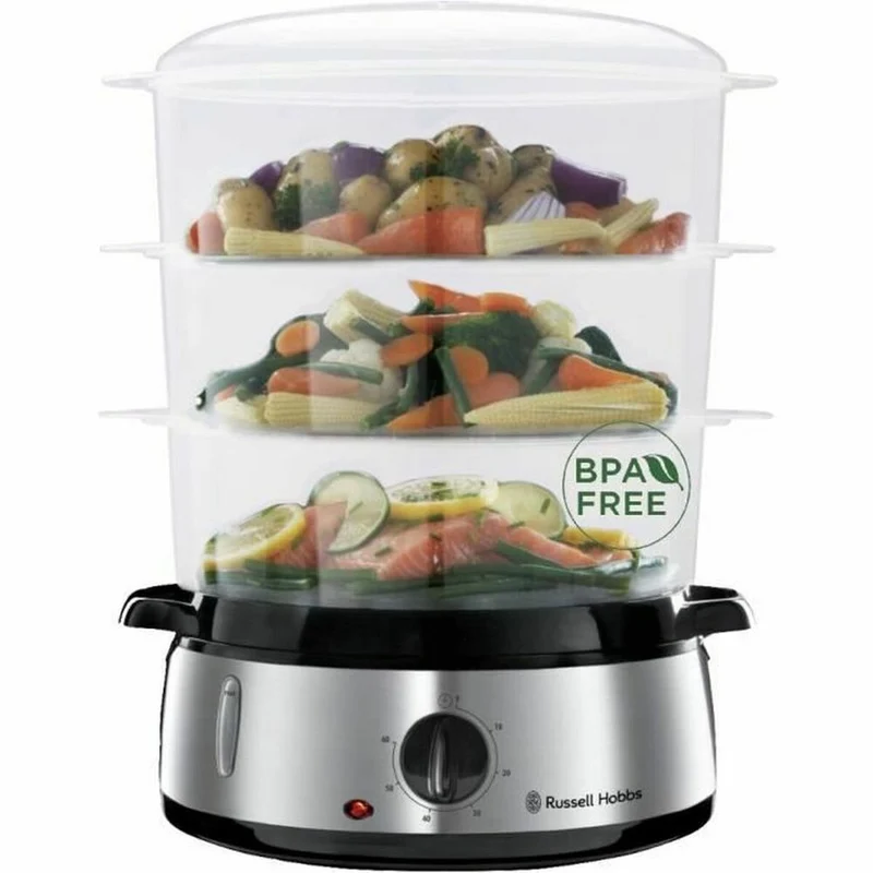 Vaporera multifunción Russell Hobbs 19270-56 Negro Acero inoxidable