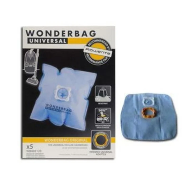 Bolsa de reemplazo universal para aspiradora Rowenta WB406120 6 L (uds 5)