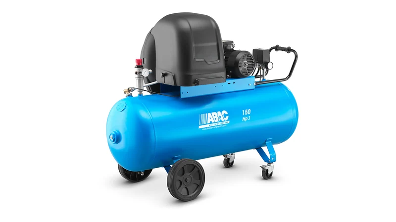 Compressore a pistoni silenziato S A39B 3 HP su serbatoio 150 l, trifase Abac
