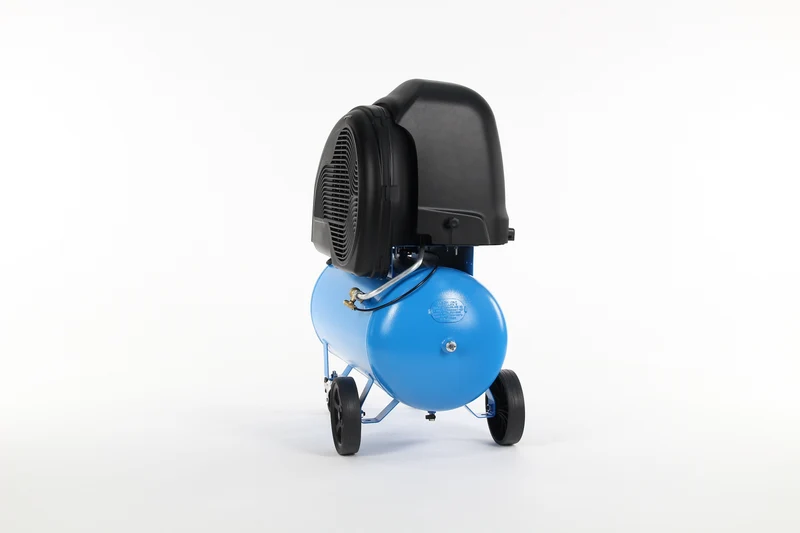 Compressore a pistoni silenziato S A29B 2 HP su serbatoio 90 l, trifase, carrellato Abac
