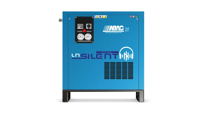 Compressore professionale a pistone silenziato LN0 A29 - 2Hp, 10Bar Abac