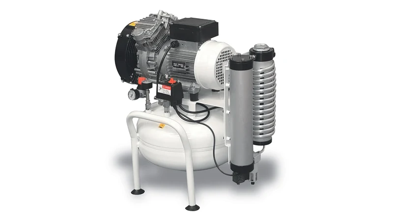 Compressore a pistoni oil-free CleanAir CLR 1,5 HP, serbatoio 25 l, 8 bar Abac