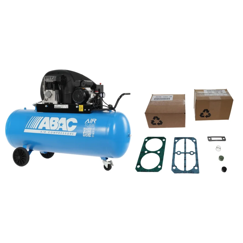 Extensive A29B CM3 - 3Hp, 10bar, 200lt serbatoio - 230v/50Hz/1fase + PERFORMANCE KIT per gruppi pompanti A29B/A29B-0/A39B/A39B-0 Abac