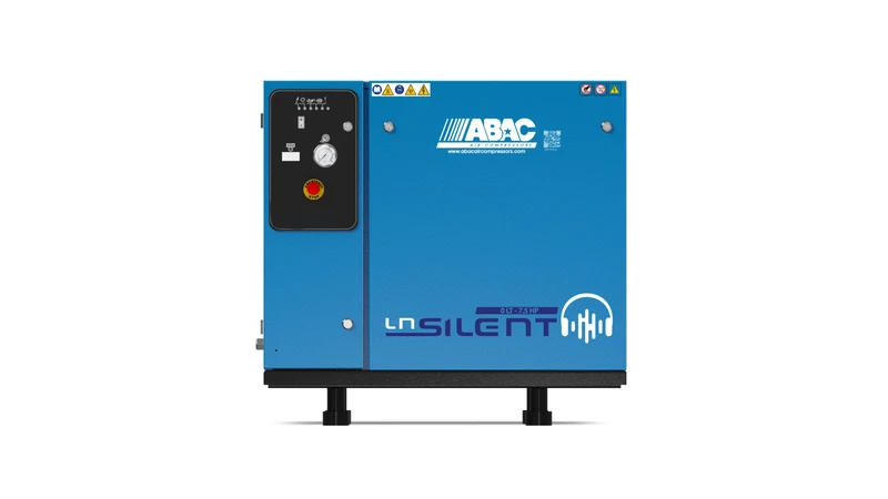 LN1 Silent Compressore a pistone silenzioso - Pompante A49B - Montato a terra Abac