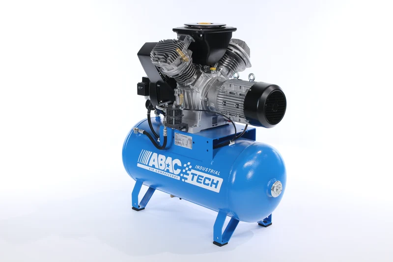 Compressore a pistoni lubrificato Industrial Tech ATH 2 HP 20 bar su serbatoio Abac