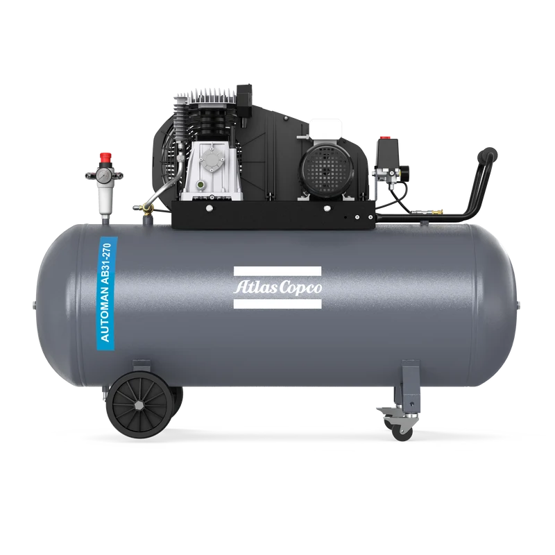 Compressore a pistone a cinghia 270 L 3 HP 10 bar AB31E270HDOL230/1/50 Abac