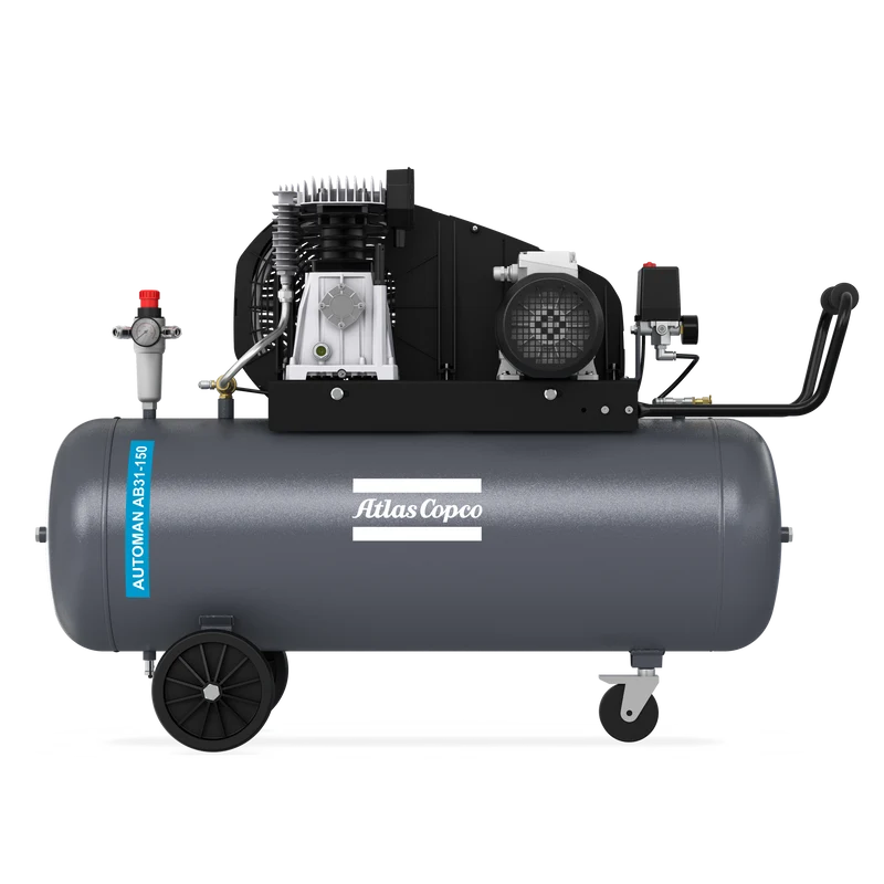 Compressore a pistone a cinghia 150 L 3 HP 10 bar AB31E150HDOL400/3/50 Abac