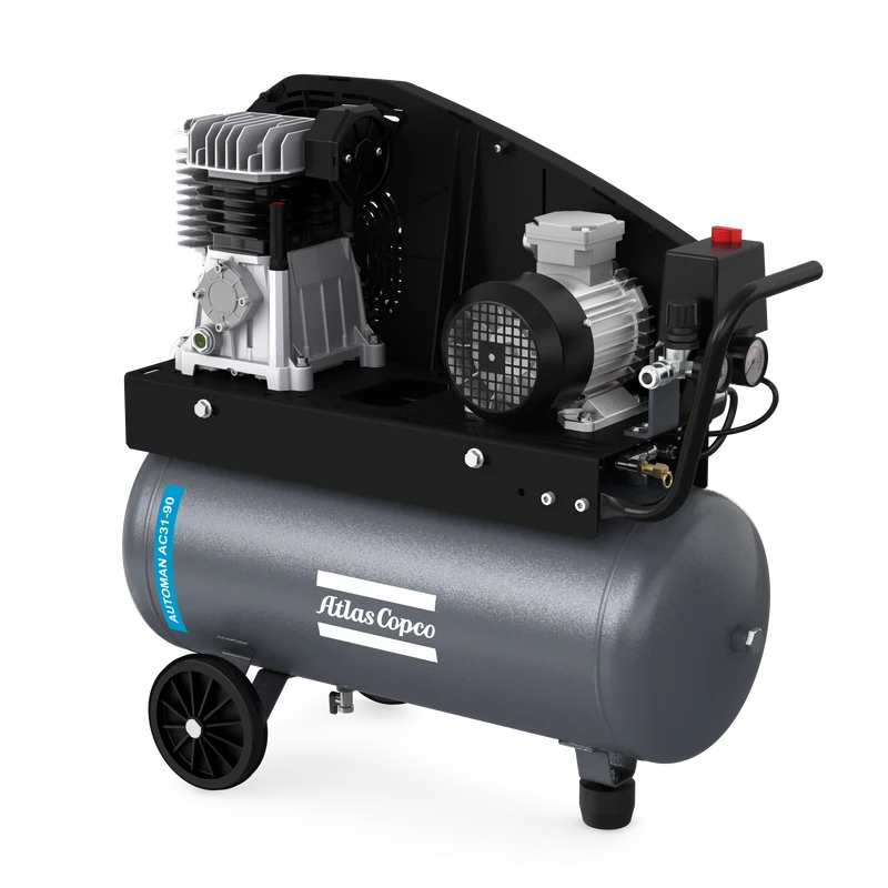 Compressore a pistone a cinghia 50 L 2 HP 10 bar AB21E50HDOL230/1/50 Abac