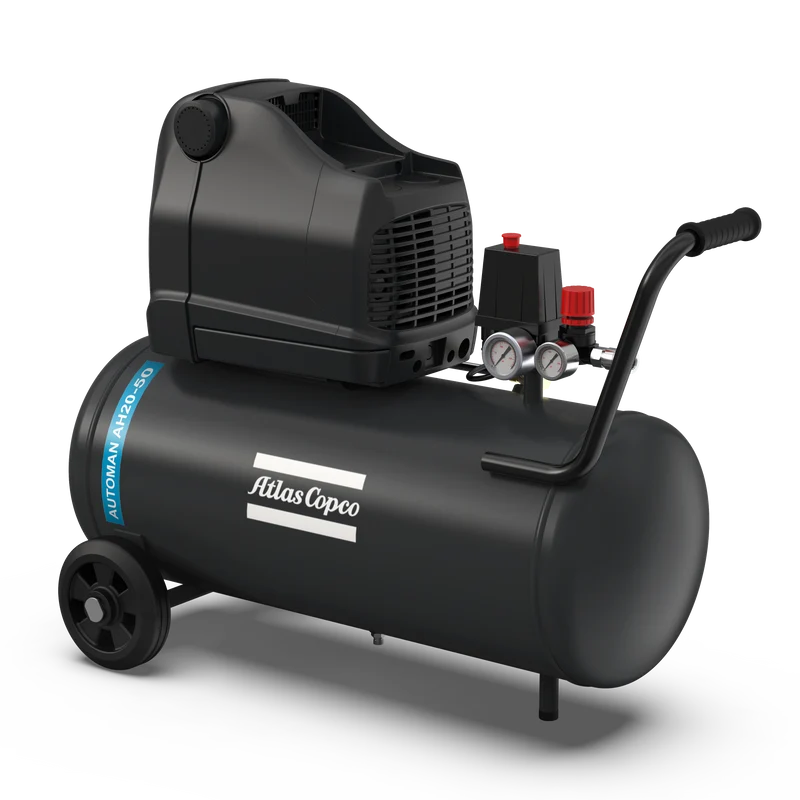 Compressore a pistone a trasmissione diretta 50 L 2 HP 10 bar AH20 50 DOL 230/1/50 CE Abac