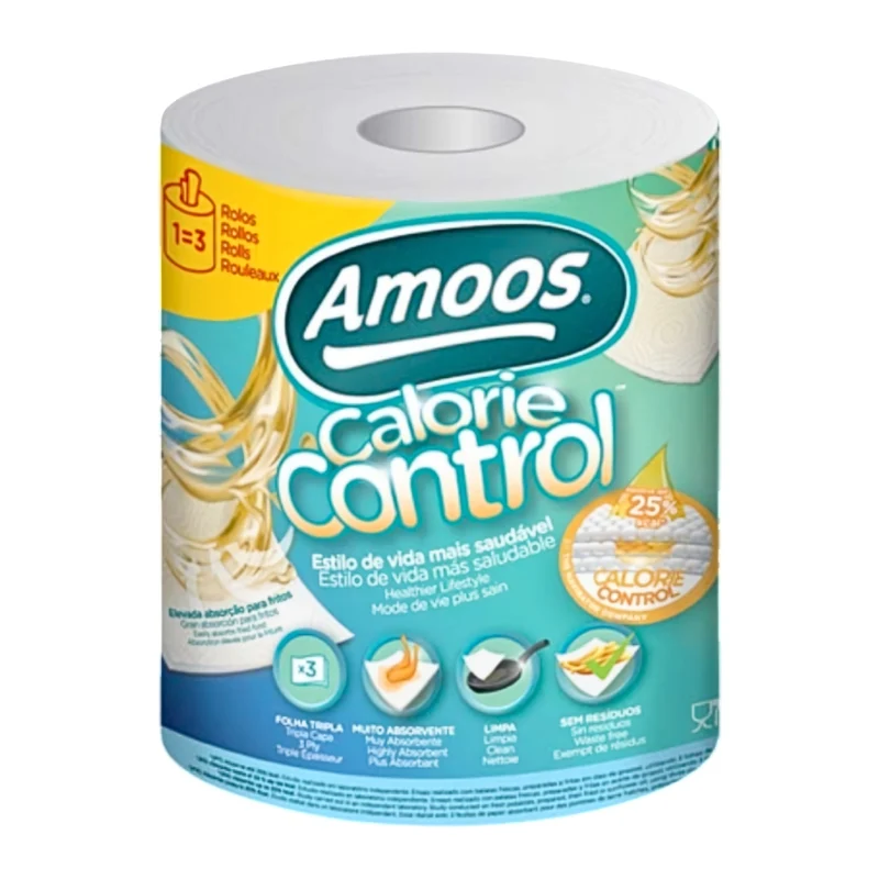 Amoos Toalla de Cocina Triple Capa Calorie Control, 10 Unidades