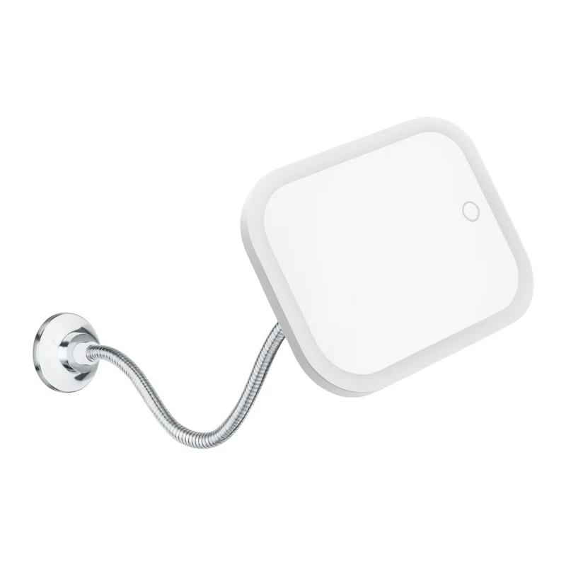 Miomu Espejo de Pared con Luz LED y Brazo Flexible